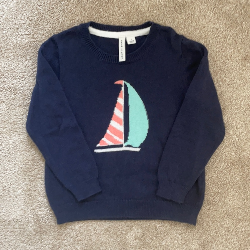 Janie and Jack sail boat sweater.